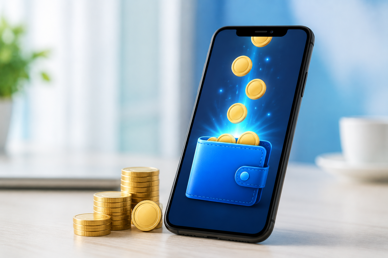 サイト内通貨QPのウォレットとポイントのイメージ