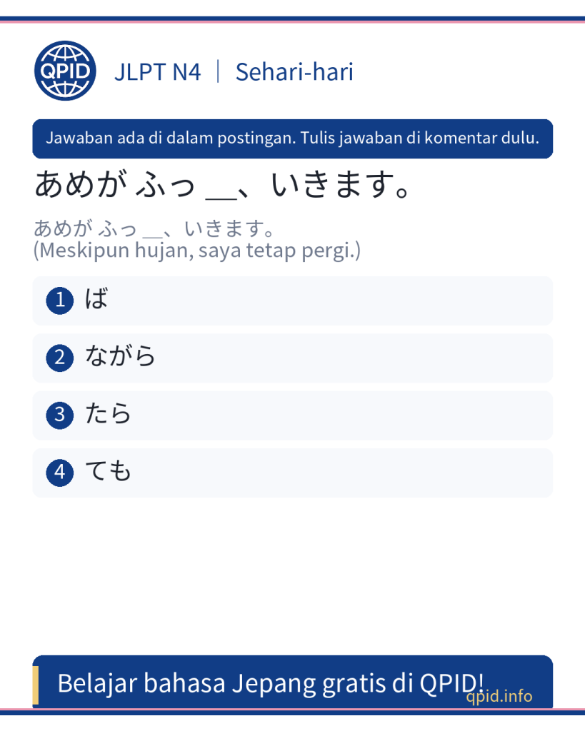 Arti ても dalam Bahasa Jepang N4: Cara Menggunakan ても dengan Benar