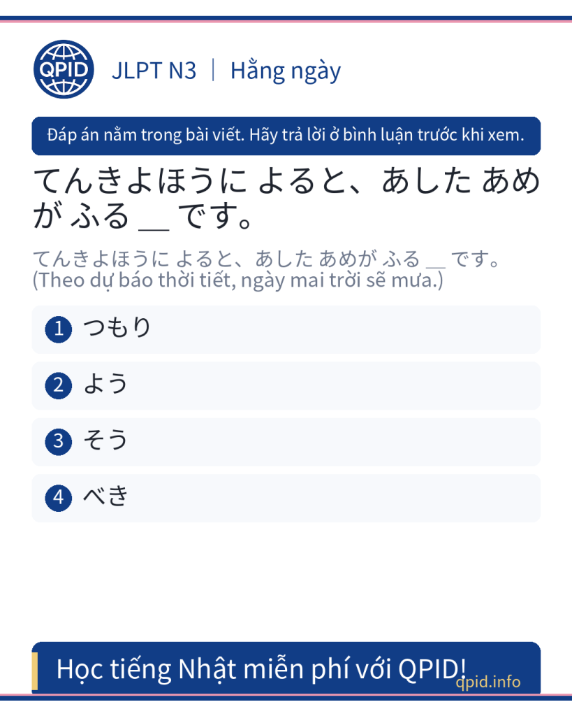 そう nghĩa là gì? Cách dùng 'そう' trong tiếng Nhật JLPT N3