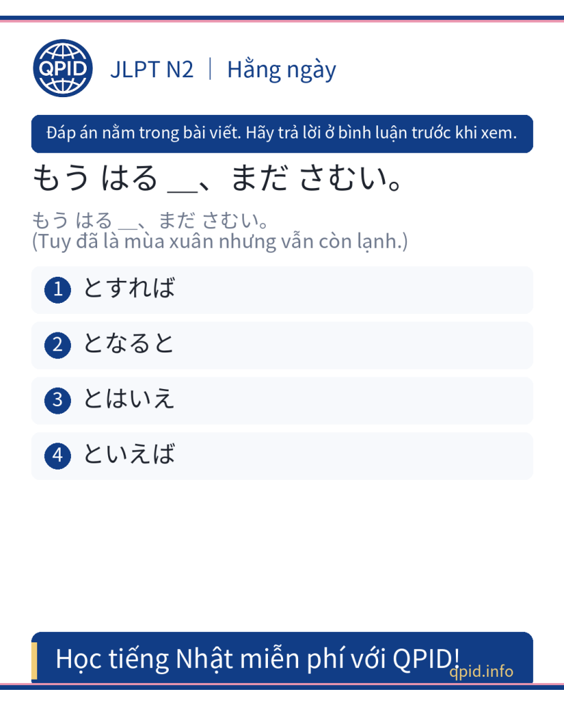 とはいえ trong tiếng Nhật JLPT N2: Nghĩa và cách dùng